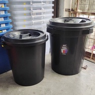 Tong 4g 5g 6g 12g/Plastic Pail With Cover/Tempayan Besar/Tong beras/Baldi Bertutup /Gallon Tong air 