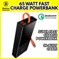 Baseus Elf 65W 20000mAh Powerbank / Blade HD 100W Super Fast Charging laptop Power bank Digital Display Type C Cable