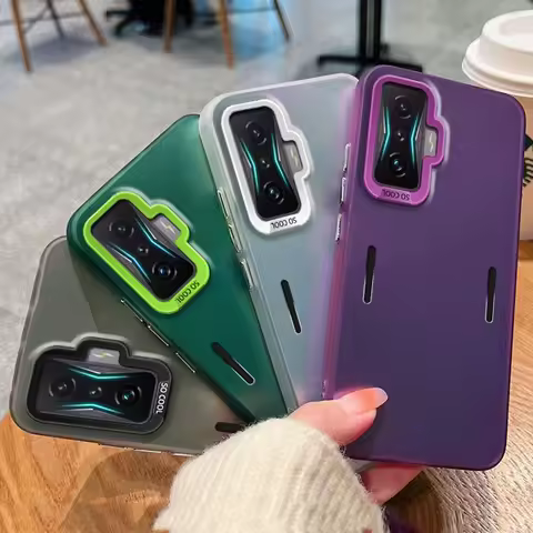 For Xiaomi Poco F4 GT Case POCO F4GT Phone Case 21121210G f4 gt Redmi K50 Gaming Cover Luxury Metall