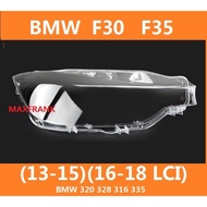 FOR BMW F30  F35  16-19 3-Series 320  328li  HEADLAMP COVER  HEADLIGHT COVER  LENS HEAD LAMP COVER/ฝ