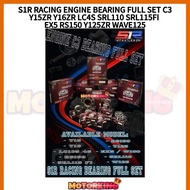 S1R RACING ENGINE BEARING FULL SET C3 BEARING Y15ZR Y16ZR LC4S SRL110 EX5 W100 RS150 Y125ZR WAVE125