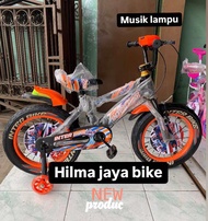 SEPEDA ANAK INTERBIJE 16 BMX MUSIK LAMPU BAN JUMBO SEPEDA LAKI LAKI 16 INCH SEPEDA RODA 4 SEPEDA BUA