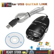 Guitar to USB Cables Connectors Audio Recorders for PC/USB Guitar Accessories Sound Card Effects