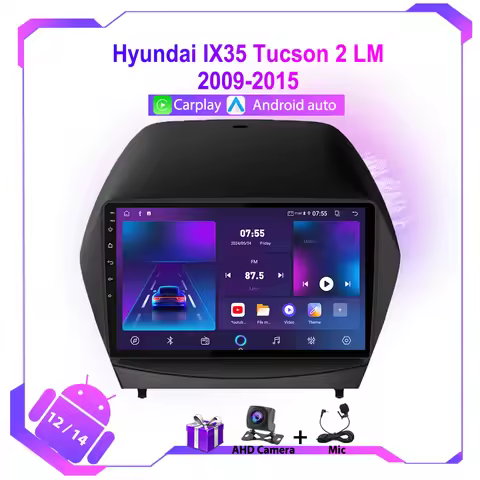 Car Radio For Hyundai IX35 Tucson 2 LM 2009-2015 Multimedia Video 4G WIFI GPS Navigation Android Aut