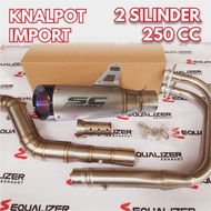 SC Project S1 Titan Racing Exhaust - Full System - Compatible with VIXION, CBR 150, CB 150, GSX 150,