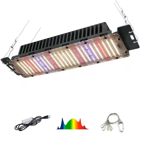 Newest 300W LED Quantum Grow Light Lighting 100-265V Power Plant Grow Lamp Full Spectrum Indoor Hydr
