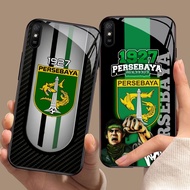 DK-89 Persebaya HD Glass Casing for Xiaomi Redmi 9A 9i 7 14C 14R A4 A3 Note 7 poco C75 Pro