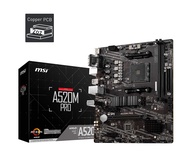 MSI A520M PRO Gaming Motherboard (AMD AM4, DDR4, PCIe 4.0, SATA 6Gb/s, Dual M.2, USB 3.2 Gen 1, HDMI