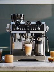 咖啡機Delonghi/德龍 EC9665.M 銀騎士家商用半自動咖啡機研磨一體意式