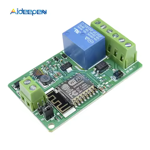 DC 5V-26V ESP8266 ESP-12F Wireless Wifi Relay Module 220V 10A Relay Module ESP12F 802.11b/g/n 2.4GHz