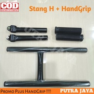 Stang Sepeda H / Stir Sepeda H / Setang Jepit Sepeda Drag / Setir Plus HandGrip