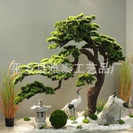 Pine Welcome Guest Pine Landscape Simulation Glass Steel Arhat Ornaments Decoration Fake Tree New Ch