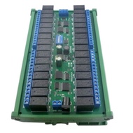 32Ch Modbus RTU RS485 Relay Switch Board UART Serial Port Module DIN Rail Box PLC Expanding Board R421C32