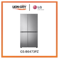 LG GS-B6473PZ 647L side-by-side-fridge with Smart Inverter Compressor in Platinum Silver