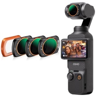 Adjustable Magnetic ND Filters Set for DJI Osmo Pocket 3 Creator Combo, Adjustable ND Filters 1-5 St