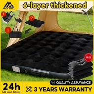 【WTHB】6-Layer Inflatable Air Bed Double 25CM Automatic Pump Portable Foldable Camping bed