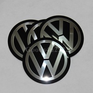 4PCS Car Wheel Center Hub Cap Sticker 70MM  VW Wheel Center Cap Sticker Emblem Badge&**&