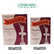 [HAVANA] Pewarna Rambut Hitam 夏湾拿黑色染发素 Hair Color Deep Black ( 14ml X 2 / 28ml X 2 )