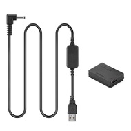 Raeisusp USB Cable 8.4V ACK-E12+DR-E12 DC Coupler LP-E12 Dummy Battery for Canon EOS M M2 M10 M50 M1