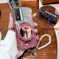 Case for Vivo Y76S Y76 5G Simple holder Phone Case for Lens Camera Protector TPU soft case phone pro