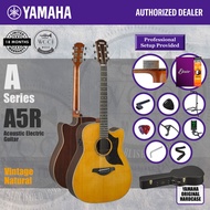 Yamaha A5R ARE A Series Full Solid Acoustic Electric Guitar 41" with Hardcase - Vintage Natural