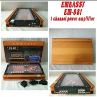 Power Monoblok Embassy EM881 Tenaga Badak