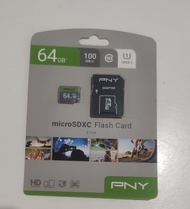 PNY 64GB Elite microSDXC 記憶卡連轉接器