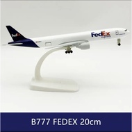 20cm FedEx B777 Fed Ex Diecast Metal Toy Display Decoration Collection Children's Gift