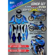 YAMAHA Y15 Y15ZR V1/V2 VELOZI DX SERIES COVER SET | FAST SHIPPING | READY STOCK | 100% ORIGINAL