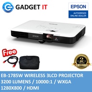 Epson EB-1785W Wireless WXGA 3LCD Slim Projector (FREE CARRY CASE)