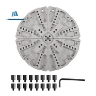 8Inch Lathe Chuck Jaw Set Flat Lathe Chuck Jaw Set Lathe Chuck Jaw Set Kit for Wood Lathe Key Chuck 