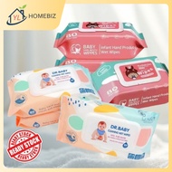 Tisu Basah Bayi 80 Keping Tanpa Alkohol, Bebas Paraben & Pewangi – Baby Wet Tissue Wipes Non-Alcohol