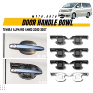 MTTO Toyota Alphard ANH10 2003-2007 Exterior Car Door Handle Bowl Cover Accessories