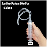 " SUNTIKAN PARFUM 50ML + SELANG / SUNTIKAN TINTA/PARFUM FREE SELANG