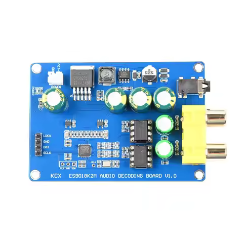 ES9018K2M Audiophile Grade I2S Hi-Fi Audio DAC Decoder Board