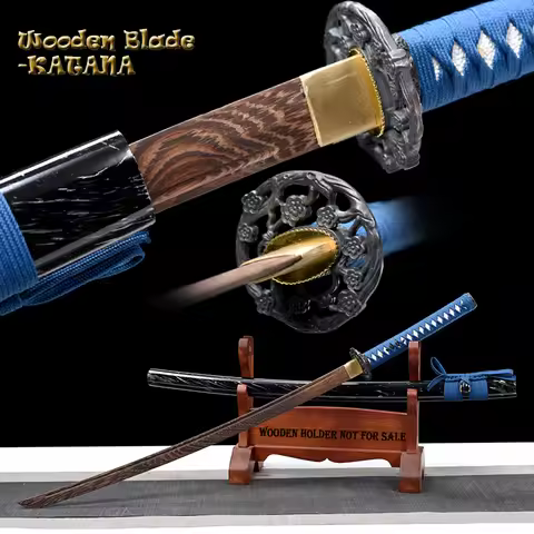 Wooden Sword, Custom Katana Iaito Training Sword, Full Size Japanese Samurai Sword, Training Sword,R