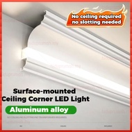 Luminous Gypsum Line Decorative Line Light LED Surface Mounted Ceiling Corner Linear Light Non-Ceili
