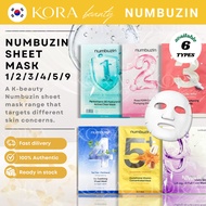 Numbuzin No.1,No.2,No.3,No.4,No.5,No.9 Sheet Mask | Korean Premium Skin Care