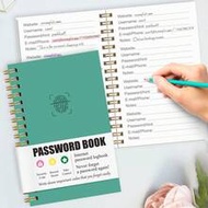 1pc A6 Password Notebook - Quick Internet Password Log Book, Includes Website, Username, Address Boo