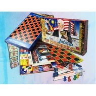 二合一 经典桌游 亿万富翁（中文版） + 国际跳棋 2 in 1 Jutaria Billionaire and Draughts Classic Board Game