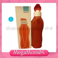 1L Water Bottle Eco Bottle RED with sipper seal tupperware tumbler storage
