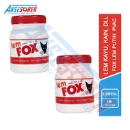 Lem Fox Putih White Adhesive [150 Gram] / Lem Putih PVAC / Lem Kayu Serbaguna / Lem Multifungsi / Le