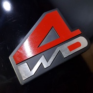 4 wd Car Exterior Logo