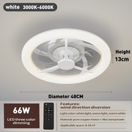 Kipas Dinding ceiling fan 72W  Kipas Siling Kipas Siling Cahaya Tidak Kelihatan Cahaya Kipas Motor A