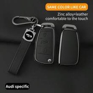 For Audi Key Fob Cover Compatible With A1 A3 Q3 Q7 R8 A6L TT 3 Button Flip Key Shell Case
