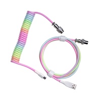 【100% Authentic】RK ROYAL KLUDGE Coiled Mechanical Gaming Keyboard USB Cable