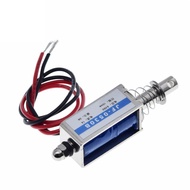 JF-0530B Push and Pull Type Linear Solenoid Electromagnet Open Frame Keepping Force DC 12V 5N Travel