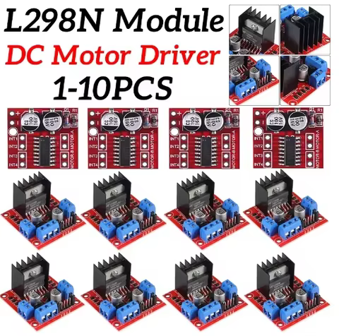 L298N DC Motor Driver Module L298N Stepper Motor Smart Car Robot Breadboard Peltier High Power L298 