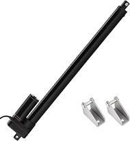 JQDML 24V 16 Inch Stroke Linear Actuator Heavy Duty 660lbs/3000N IP65 Waterproof Speed 0.2"/sec Line