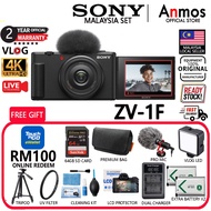 Sony ZV-1F ZV1F ZV-1 Digital Vlogging Camera with 4K HDR I Sony Malaysia 2 YEARS Warranty